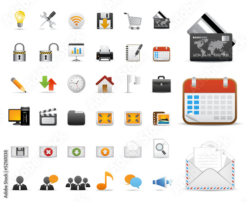 Vector: Icons Set for Web Applications, Internet & Website icons Icons Set for Web Applications, Internet & Website icons