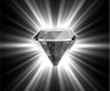 Beautiful crystal background. Vector
