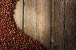 Coffee beans background