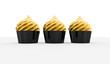Tree yellow cake isolated