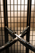 Katana and wakizashi partially drawn on table