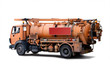 Truck for sewer cleaning
