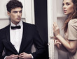 Pretty couple at studio session