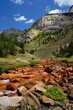 Riío Unha en las montañas del Pirineo