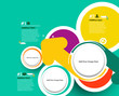 Vector: circles concept background circles concept background