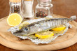 Foto: Fish in foil with herbs and lemon Fish in foil with herbs and lemon