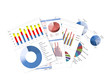 Business charts and graphs