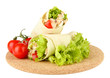Kebab - grilled meat and vegetables,