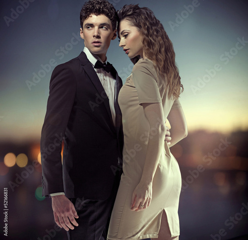 Photo: Fantastic photo of stylish great couple Fantastic photo of stylish great couple