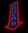 Burgers sign.