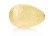 Golden egg on white, clipping path included