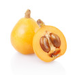 Photo: Loquat isolated on white, clipping path included Loquat isolated on white, clipping path included