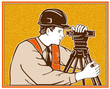 Surveyor Geodetic Civil Engineer Retro
