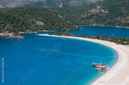 Photo: Oludeniz beach, Fethiye (Turkey) Oludeniz beach, Fethiye (Turkey)