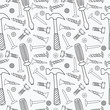 Vector: Tools seamless pattern Tools seamless pattern