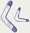 Boomerang. Doodle style