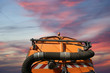 Close-up of a street cleaning truck