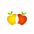Vector: 2 Apples Logo 2 Apples Logo