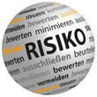Risiko vermeiden kontrollieren identifizieren kugel 3d