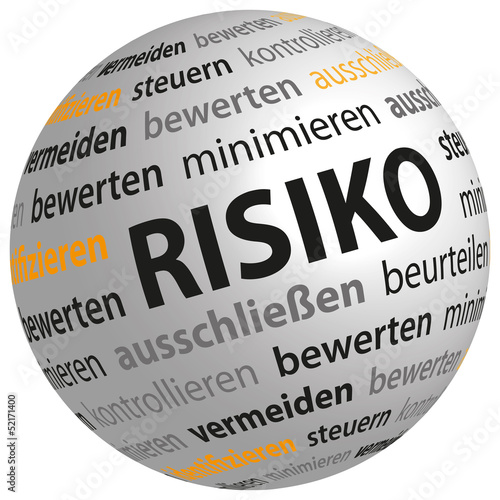 Vector: Risiko vermeiden kontrollieren identifizieren kugel 3d Risiko vermeiden kontrollieren identifizieren kugel 3d