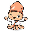 The Cuttlefish Chef mascot has been welcomed with both hands