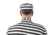 Convict prisoner jailbird rear view
