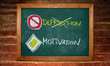 Kreidetafel - Depression - Motivation