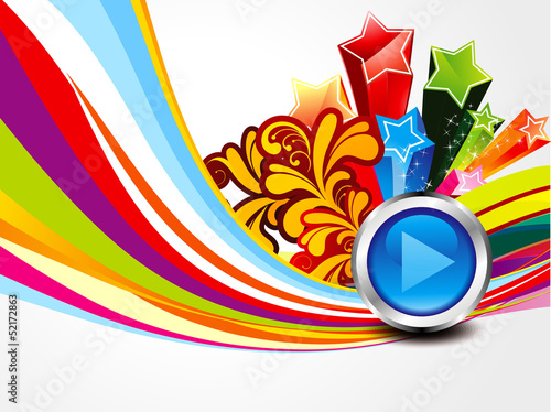 Vector: abstract colorful musical background abstract colorful musical background