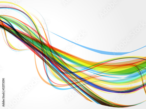 Vector: abstract colorful wave background abstract colorful wave background
