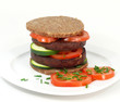 Tofu-Burger (vegan)
