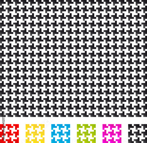 Vector: Motif "Pied de poule" Motif "Pied de poule"