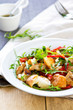 Chicken with sundried tomato and rocket salad