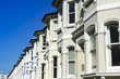 terraced houses brighton street england