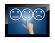 Tablet feedback button