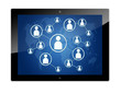 Tablet social media schema