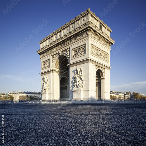Photo: Famous view of the Arc de Triomphe Famous view of the Arc de Triomphe