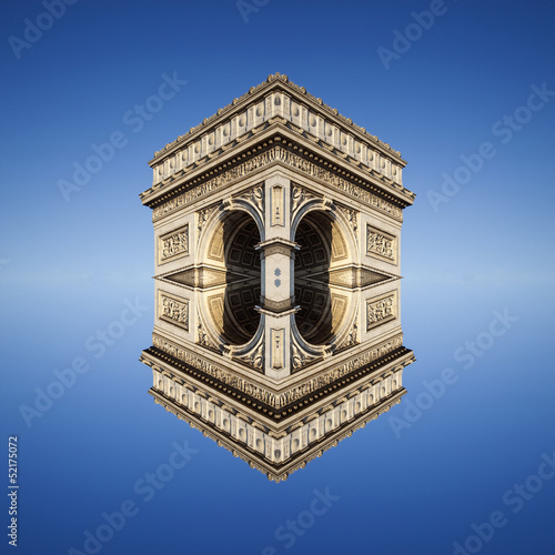 Photo: abstract view of Arc de Triomphe abstract view of Arc de Triomphe