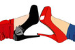 Illustration: The shoes talking about you The shoes talking about you