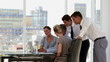 Business people having a meeting