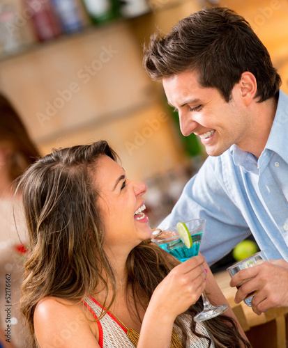Photo: Couple having drinks Couple having drinks