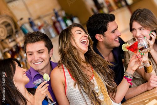 Photo: Friends at the bar Friends at the bar