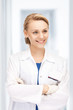 attractive female doctor