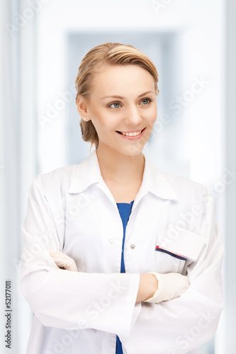 Photo: attractive female doctor attractive female doctor
