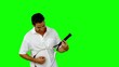Video: Tennis player using his racket as guitar Tennis player using his racket as guitar