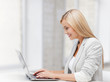 businesswoman with laptop