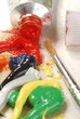 oil paint mixing