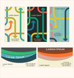 Business card modern design
