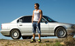 Men with car