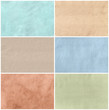 Paper texture background set