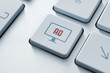 Internet advertising button concept